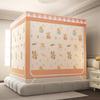 Cortina Opaca Nueva Estampada 2025 Mosquitero Tipo Cama de Tres Puertas Exclusivo para el Sudeste Asiático para Repeler y Prevenir Mosquitos