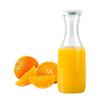 Botella de jugo de 1500 ml botella de leche 50 oz tapa redonda sellada botella de agua fría recipiente de plástico transparente botella nueva para bebidas
