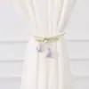 Hebilla Decorativa Creativa de Flor de Perla para Cortina, Simple y Moderna, Sujetador Decorativo para Cortina sin Taladro para Uso en Dormitorio y Sala de Estar