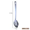 Espátula de cocina para exportación de acero inoxidable, cuchara sopera, cuchara coladora, cuchara para pasta, juego de siete piezas, ventas directas de fábrica