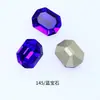 Dongzhou K9 Octagonal Geométrico Diamante DIY Accesorios para Joyería Aro para el Cabello Pendientes Adornos de Diamante de Cristal Diamante de Forma Especial Fondo Puntiagudo Uña de Arte Diamante