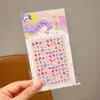 Pegatinas de Uñas Estéreo en Relieve 5D para Niños, Pegatinas de Uñas No Tóxicas e Inodoras para Niñas y Niños, Pegatinas Luminosas de Princesa