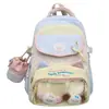 Mochila Escolar Japonesa para Niñas Estudiantes de Secundaria Gran Capacidad Bolsa para el Dolor Mochila Linda Mochila Transparente Estudiante de Preparatoria Bolsa de Viaje