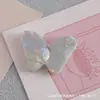 Acessórios de Acrílico de Gato de Desenho Animado, Sensação de Luxo Leve e de Alta Qualidade, Presilhas de Cabelo, Materiais Artesanais em Formato de Coração, Laços, Artesanato Artesanal de Mola