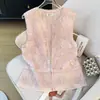 Cárdigan Retro Oriental de Estilo Chino Nuevo de Alta Calidad Elegante para Mujeres de Mediana Edad con Bordado de Encaje, Chaleco Tang Mejorado de Estilo Étnico