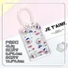Porta-Cartão Transparente Deslizante Desenho Animado Anti-Perda Cartão de Campus Porta-Cartão de Água Cordão para Pescoço Capa Protetora para Crachá de Trabalho Lanyard Estilo Fofo