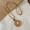 Brincos Tecidos em Grama e Rattan Estilo Férias Fashion Bohemian, Brincos de Tarraxa de Nicho de Praia, Corrente de Suéter de Alta Qualidade