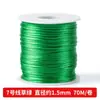 Lin 100.5m Cordón para Nudo Chino Pulsera de Hilo Rojo Tejido Materiales DIY Cuerda Dorada para la Mano Cordón para Tejido de Hilo Rojo