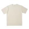 Camiseta de manga curta de ombro de algodão Loose Top Logo Bordado Diy Culture Advertising Shirt Roupas de trabalho masculinas e femininas Roupas de classe
