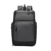 Mochila para ir al trabajo y de negocios en la ciudad, mochila para hombre con logo impreso personalizado, mochila para portátil de gran capacidad, mochila negra