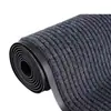 Entrega Directa de Fábrica Alfombra de una Sola Pieza con Rayas Dobles Sin Corte Tapete Absorbente de Agua y Eliminación de Polvo Hotel Centro Comercial Tapete de Piso de PVC Escalera Oficina