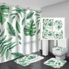 Cortina de Ducha para Baño Amazon Morado Floral Estampado Digital Poliéster Impermeable Serie de Flores Directo del Fabricante