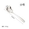 Jantar Household Square Head Ice Cream Spoon Sobremesa Jantar Spoon 304 Aço Inoxidável Long Handle Flat Bottom Spoon Grande Ouro