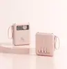Novo Modelo Mini Power Bank de Carregamento Rápido 2026 com Cabo, Grande Capacidade de 20.000 mAh para Celular, Presente com Logo Personalizado