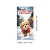 Mais Vendido Internacional da Amazon: Banner de Porta de Natal, Bandeira de Natal Personalizável, Fundo para Fotografia, Decorações de Festa de Inverno