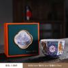 Color esmalte Taza Maestra taza individual caja de regalo taza de té de flores a la parrilla vintage taza octogonal taza hexagonal taza de té té taza tazón de té