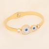 Europa e Estados Unidos nova joia gotejamento de óleo Olho pulseira personalidade joia de aço inoxidável temperamento maré pulseira B411