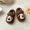 Zapatos de Peluche Lindos de Dibujos Animados para Niños con Forro de Felpa, Mocasines de Suela Suave, Invierno 2026, Niños Unisex, Cálidos, Zapatos de Algodón de Dos Capas, Modernos