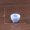 Modelo realista de conjunto de chá em miniatura, decoração DIY para casa de bonecas, acessórios de sachê surpresa, paisagem em miniatura, pequeno ornamento de mesa