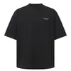 Camiseta Masculina Nanxia Tendência Retrô Americana de Manga Curta, Estilo Primavera e Verão, Caimento Solto, Simples com Gola Redonda, Top Casual