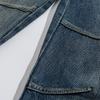 Northern Limit Marca Americana Tendência Masculina Outono 2025 Nova Versão Larga Calças Scimitar Jeans Retrô Calças Lavadas Masculinas