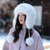 Invierno Nuevo Gorro Lei Feng con forro polar Engrosado para Exteriores a Prueba de Frío Gorro para Niños Sensación Avanzada Felpa Cálido Protección para las Orejas