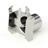 Enchufe AV de núcleo 4 pines pin plateado cabeza metálica soldadura PCB asiento loto audio video AV1-8.4-3