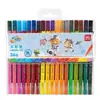 Plumones Acuarela Deli Hm656 48 Colores Marcadores Lavables para Estudiantes de Preescolar y Primaria, Marcadores Especiales para Dibujo y Carteles Hechos a Mano
