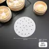 Papel para Cozinhar no Vapor para Pães e Pães de Leite, Tapete para Cozinhar no Vapor, Pano para Cozinhar no Vapor, Papel Manteiga, Antiaderente, Bandeja para Cozinhar no Vapor de Grau Alimentício Doméstico, Descartável