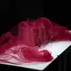 Tela de malla de hilo de niebla de hadas ins, suave, hecha a mano, bricolaje, color sólido, velo de encaje, tela de tul transparente para ropa