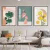 Pintura Decorativa para Sala de Estar, Escada do Quarto, Pintura Simples Moderna para Pendurar, Mural de Restaurante, Pintura em Triptíco para Parede de Fundo do Sofá da Sala de Estar