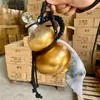 Botella de Vidrio para Té y Bebidas con Forma de Calabaza al por Mayor para Fabricantes, con Asa y Correa, Botella de Agua Estilo Chino, Botella para Bebidas de Jugos, Xunda Glass