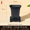 Maceta Pequeña Flor Púrpura Imitación Arena Púrpura Personalizada Cuadrada Antiguo Escritorio Maceta para Suculentas Calamus Maceta Bonsai Jardinería Maceta de Resina