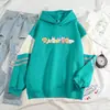Suéter de correspondência de cores retrô americano masculino shi solto nicho fofo desenho animado camisa pulôver fora da jaqueta de rufião bonita