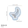 Molde para Gota de Cola de Brinco Stud Brincos Redondos de Pedra Coração DIY Pacote de Gota de Cola para Brincos Molde de Silicone de Resina