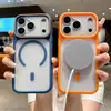 Adecuado para Funda de Teléfono Móvil Iphone18, Fantasma de Dos Tonos, Succión Magnética para Apple 17, 16Promax Ventana Grande Funda Protectora Anticaídas