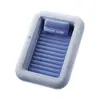 Nuevo producto transfronterizo: Hamaca Inflable con Red, Flotador Plegable de Doble Uso con Respaldo, Sillón Flotante para Jugar en el Agua, Sofá Cama Flotante