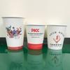 Vaso de papel para café, té con leche de 9 oz al por mayor, sin tapa, con publicidad e impresión de logotipo, vaso desechable para beber agua