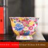 Taza maestra Wanhua de esmalte colorido, juego de té de kung fu de cerámica de estilo chino, taza de degustación de té, taza individual grande para el hogar, taza de té de regalo