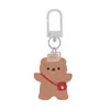 Chaveiro de Urso Coração Girly Japonês e Coreano Celeb da Internet Coelho Desenho Animado Fofo Pingente de Bolsa Pingente de Conjunto de Fones de Ouvido Simples
