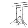 [Barra transversal retráctil] Soporte para fondo de fotografía, tela para colgar, tela absorbente de luz, marco de soporte, certificado de fotografía
