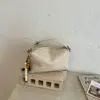 Bolso cruzado casual de alta moda con patrón tejido 2026 nuevo y elegante para el día a día, de hombro, debajo del brazo, simple, de mano, tipo almohada