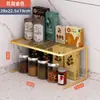 Estante de Almacenamiento para Cocina Multifuncional Caja Organizadora de Frascos para Condimentos para Condimentos, Aceite, Sal, Salsa y Vinagre, Montado en la Pared, No Requiere Taladrar
