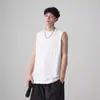Bestseller de Almacén Lightning Chaleco sin Mangas de Verano Top Deportivo Holgado Camiseta de Color Sólido Estilo Nuevo Casual