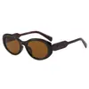 Nuevas Gafas Retro Ovaladas de Marco Pequeño Gafas de Sol de Moda Callejera Transfronterizas Europeas y Americanas Personalidad Unisex Gafas de Sol de Celebridad de Internet