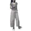 26206 Nuevo Daimei Yiyuan 2026 Verano Nueva Moda Camiseta Versátil de Manga Corta Pantalones Rectos Casuales Adelgazantes para Mujer