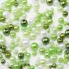 Perlas de Imitación de Agujero Recto de ABS 4-10 mm Mismo Color Cuentas Redondas Cuentas Sueltas Accesorios para Pulseras y Collares Hechos a Mano para Bricolaje