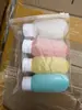 Frasco Dispenser de Viagem de Plástico Pode Ser Usado em Aviões, Shampoo, Gel de Banho, Artefato de Viagem, Amostra Portátil de Cuidados com a Pele Frasco Vazio