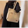 Bolsa de Lona Lona Japonés Gran Capacidad Nuevo Estudiante Clase Combinable Casual Simple Hombro Clase Viajero Tote
