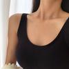 Colar com Pingente de Coração Cruzado com Diamantes Cintilantes em Prata Esterlina 925 para Mulheres, Design Simples Ins Niche, Corrente para Clavícula Cravejada com Diamantes 0104t